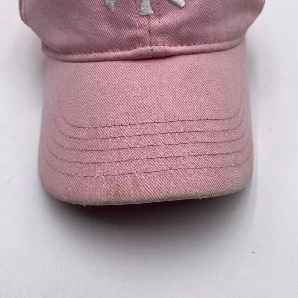 New York Yankees Infant Girls Hat PINk 47 Brand Adjustable Baseball Hat Cleaned‎